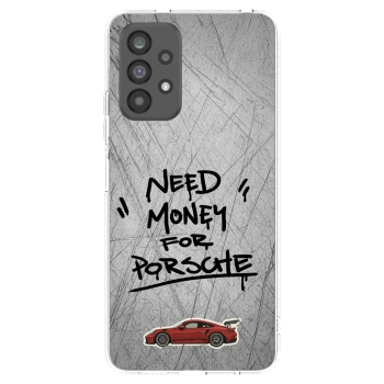 Picasee silikonowe przeźroczyste etui na Samsung Galaxy A73 5G - Grey Drift