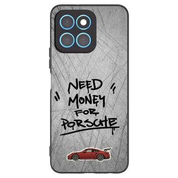 Picasee silikonowe czarne etui na Honor X6 - Grey Drift