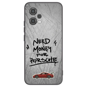 Picasee silikonowe czarne etui na Xiaomi Poco X5 - Grey Drift