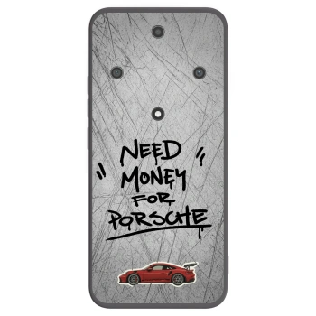 Picasee silikonowe czarne etui na Honor Magic5 Lite 5G - Grey Drift
