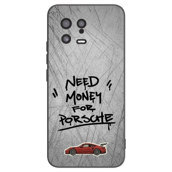 Picasee silikonowe czarne etui na Xiaomi 13 - Grey Drift
