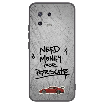 Picasee silikonowe czarne etui na Xiaomi 13 Pro - Grey Drift