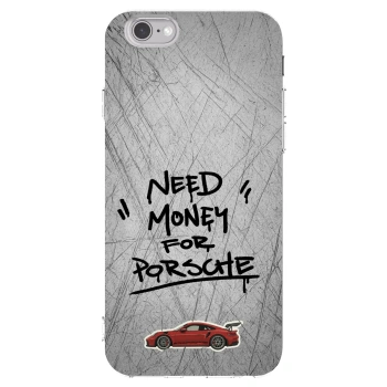 Picasee silikonowe przeźroczyste etui na Apple iPhone 6/6S - Grey Drift