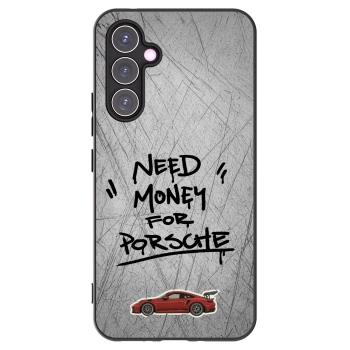 Picasee silikonowe czarne etui na Samsung Galaxy A54 5G A546B - Grey Drift