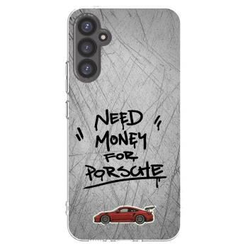 Picasee silikonowe przeźroczyste etui na Samsung Galaxy A34 5G A346B - Grey Drift