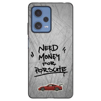 Picasee silikonowe czarne etui na Xiaomi Redmi Note 12 Pro 5G - Grey Drift