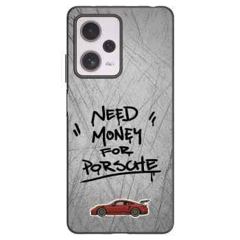 Picasee silikonowe czarne etui na Xiaomi Redmi Note 12 Pro+ 5G - Grey Drift