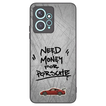 Picasee silikonowe czarne etui na Xiaomi Redmi Note 12 4G - Grey Drift