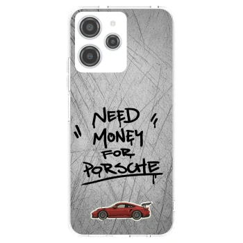 Picasee silikonowe przeźroczyste etui na Xiaomi Redmi 12 4G - Grey Drift