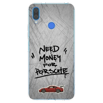 Picasee silikonowe przeźroczyste etui na Huawei Nova 3i - Grey Drift