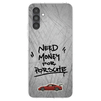 Picasee silikonowe przeźroczyste etui na Samsung Galaxy A04s A047F - Grey Drift