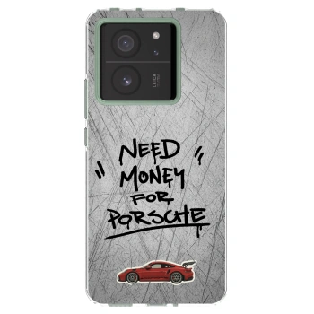 Picasee silikonowe przeźroczyste etui na Xiaomi 13T Pro - Grey Drift