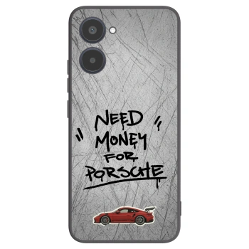 Picasee silikonowe czarne etui na Realme 10 4G - Grey Drift