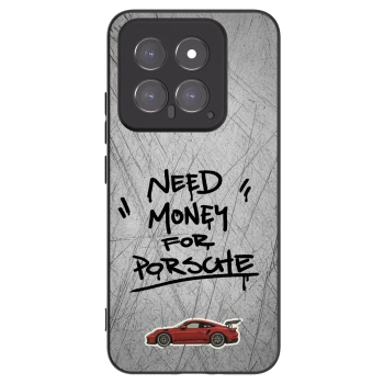 Picasee silikonowe czarne etui na Xiaomi 14 - Grey Drift