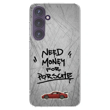 Picasee silikonowe przeźroczyste etui na Samsung Galaxy S24+ S926B 5G - Grey Drift
