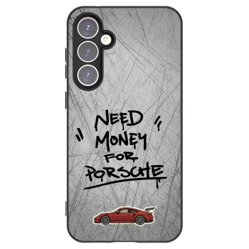 Picasee silikonowe czarne etui na Samsung Galaxy S23 FE S711B - Grey Drift