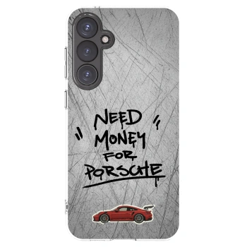 Picasee silikonowe przeźroczyste etui na Samsung Galaxy S23 FE S711B - Grey Drift