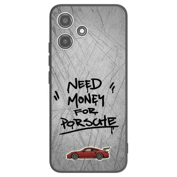 Picasee silikonowe czarne etui na Xiaomi Redmi 12 5G - Grey Drift