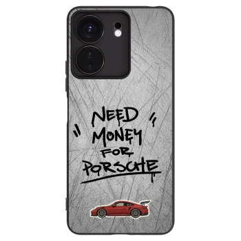 Picasee silikonowe czarne etui na Xiaomi Redmi 13C 4G - Grey Drift