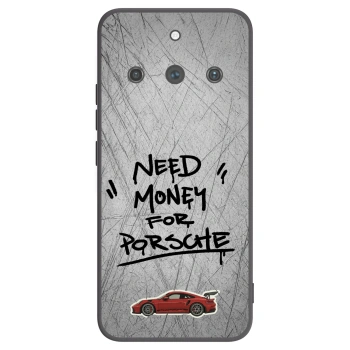 Picasee silikonowe czarne etui na Realme 11 Pro+ - Grey Drift