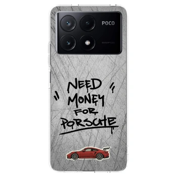 Picasee silikonowe przeźroczyste etui na Xiaomi Poco X6 Pro - Grey Drift