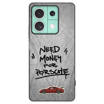 Picasee silikonowe czarne etui na Xiaomi Redmi Note 13 5G - Grey Drift