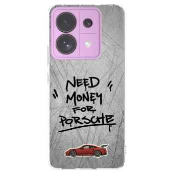 Picasee silikonowe przeźroczyste etui na Xiaomi Redmi Note 13 Pro 5G - Grey Drift