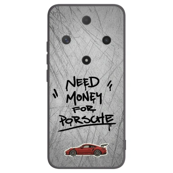 Picasee silikonowe czarne etui na Honor Magic6 Lite 5G - Grey Drift