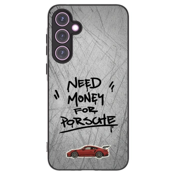 Picasee silikonowe czarne etui na Samsung Galaxy A35 5G A356B - Grey Drift