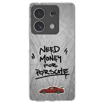 Picasee silikonowe przeźroczyste etui na Xiaomi Redmi Note 13 4G - Grey Drift