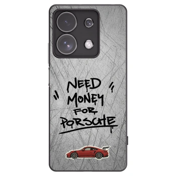 Picasee silikonowe czarne etui na Xiaomi Redmi Note 13 Pro 4G - Grey Drift