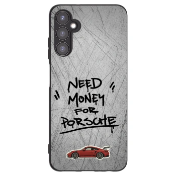 Picasee silikonowe czarne etui na Samsung Galaxy A05s A057G - Grey Drift