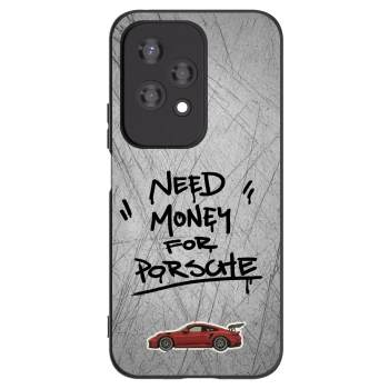 Picasee silikonowe czarne etui na Honor 200 Lite - Grey Drift