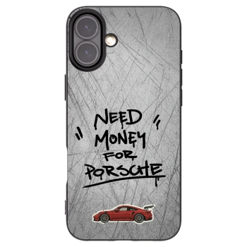 Picasee silikonowe czarne etui na Apple iPhone 16 Plus - Grey Drift