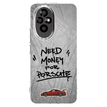 Picasee silikonowe przeźroczyste etui na Honor 200 Pro 5G - Grey Drift
