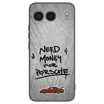 Picasee silikonowe czarne etui na OnePlus Nord 4 - Grey Drift