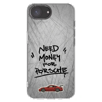 Picasee silikonowe przeźroczyste etui na Apple iPhone 16e - Grey Drift