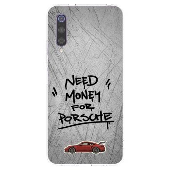 Picasee silikonowe przeźroczyste etui na Xiaomi Mi 9 - Grey Drift