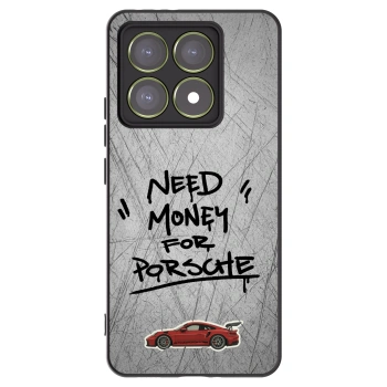 Picasee silikonowe czarne etui na Xiaomi 14T - Grey Drift