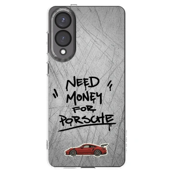 Picasee silikonowe przeźroczyste etui na Samsung Galaxy S25 Edge 5G - Grey Drift