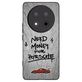 Picasee silikonowe czarne etui na Honor Magic7 Lite 5G - Grey Drift