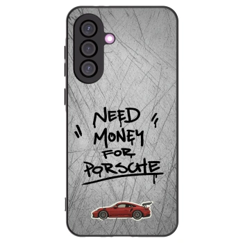 Picasee silikonowe czarne etui na Samsung Galaxy A36 5G - Grey Drift