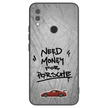 Picasee silikonowe czarne etui na Xiaomi Redmi Note 7 - Grey Drift