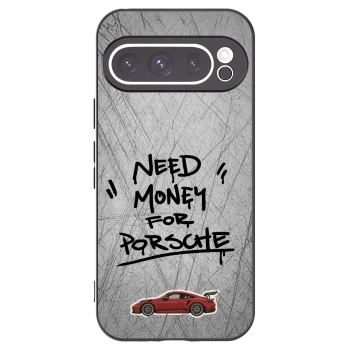 Picasee silikonowe czarne etui na Google Pixel 9 Pro - Grey Drift