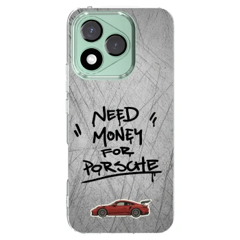 Picasee silikonowe przeźroczyste etui na Honor 400 Lite 5G - Grey Drift