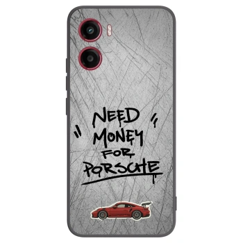 Picasee silikonowe czarne etui na Motorola Moto G05 - Grey Drift