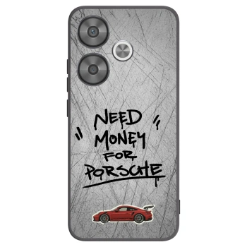 Picasee silikonowe czarne etui na Xiaomi Poco F6 - Grey Drift