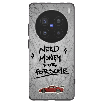 Picasee silikonowe czarne etui na Vivo X200 Pro - Grey Drift