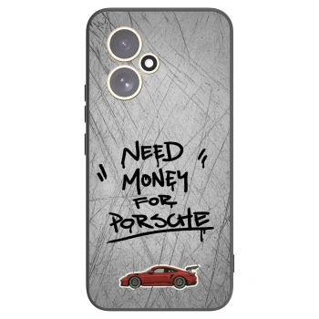 Picasee silikonowe czarne etui na Honor 400 5G - Grey Drift