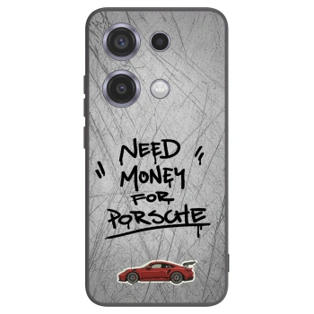 Picasee silikonowe czarne etui na Xiaomi Redmi Note 14S - Grey Drift